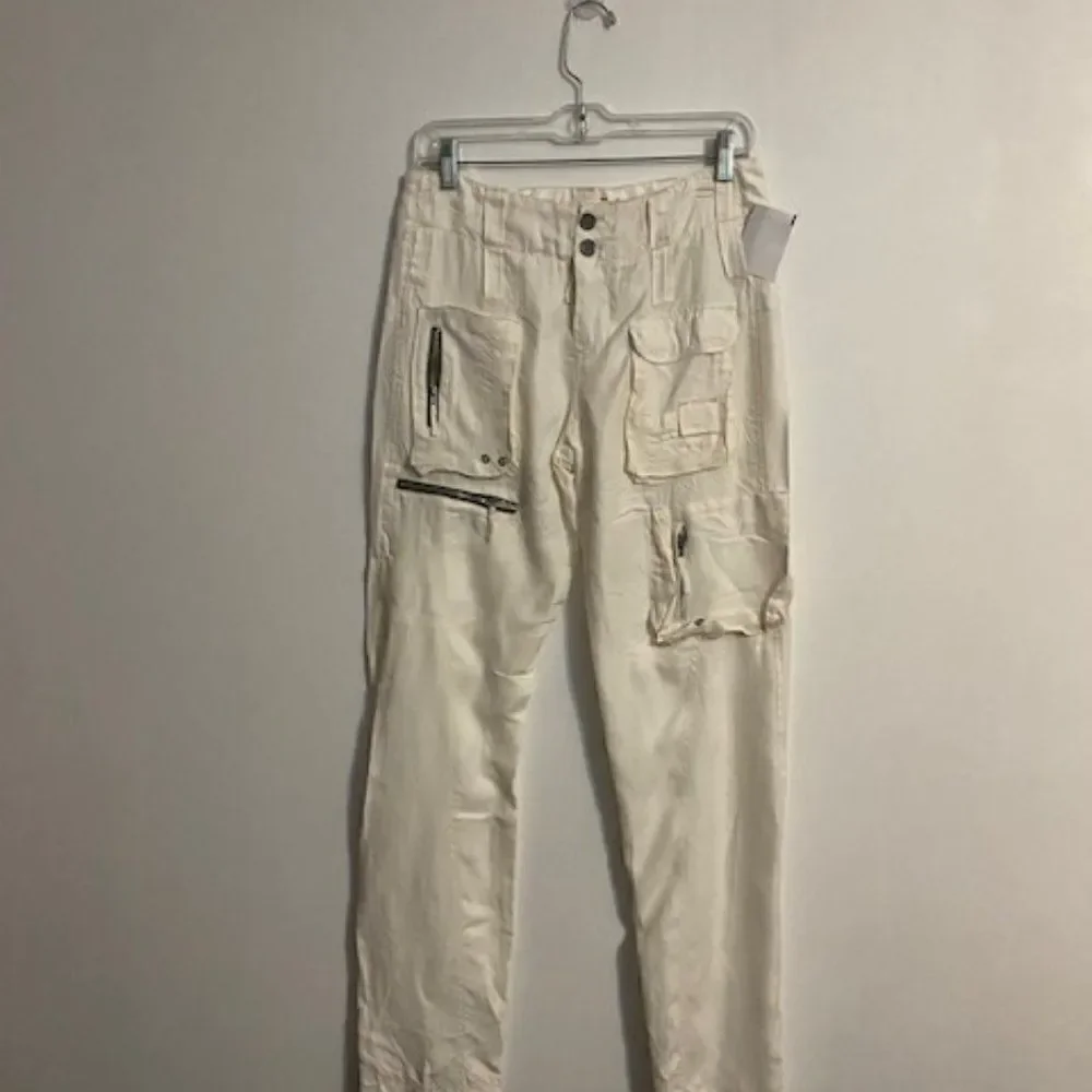 Johnny Was Pete & Greta Tyla belted Cargo pants BOHO Chic, size 6